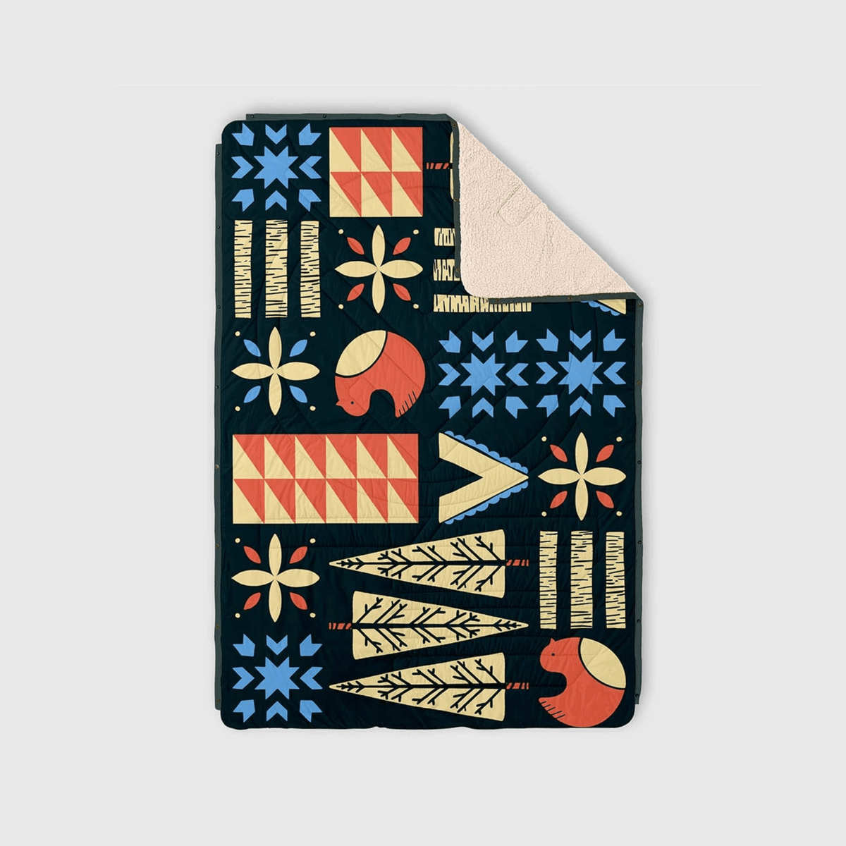 VOITED CloudTouch® Indoor/Outdoor Camping Blanket - Nordic Vibes Blankets VOITED 