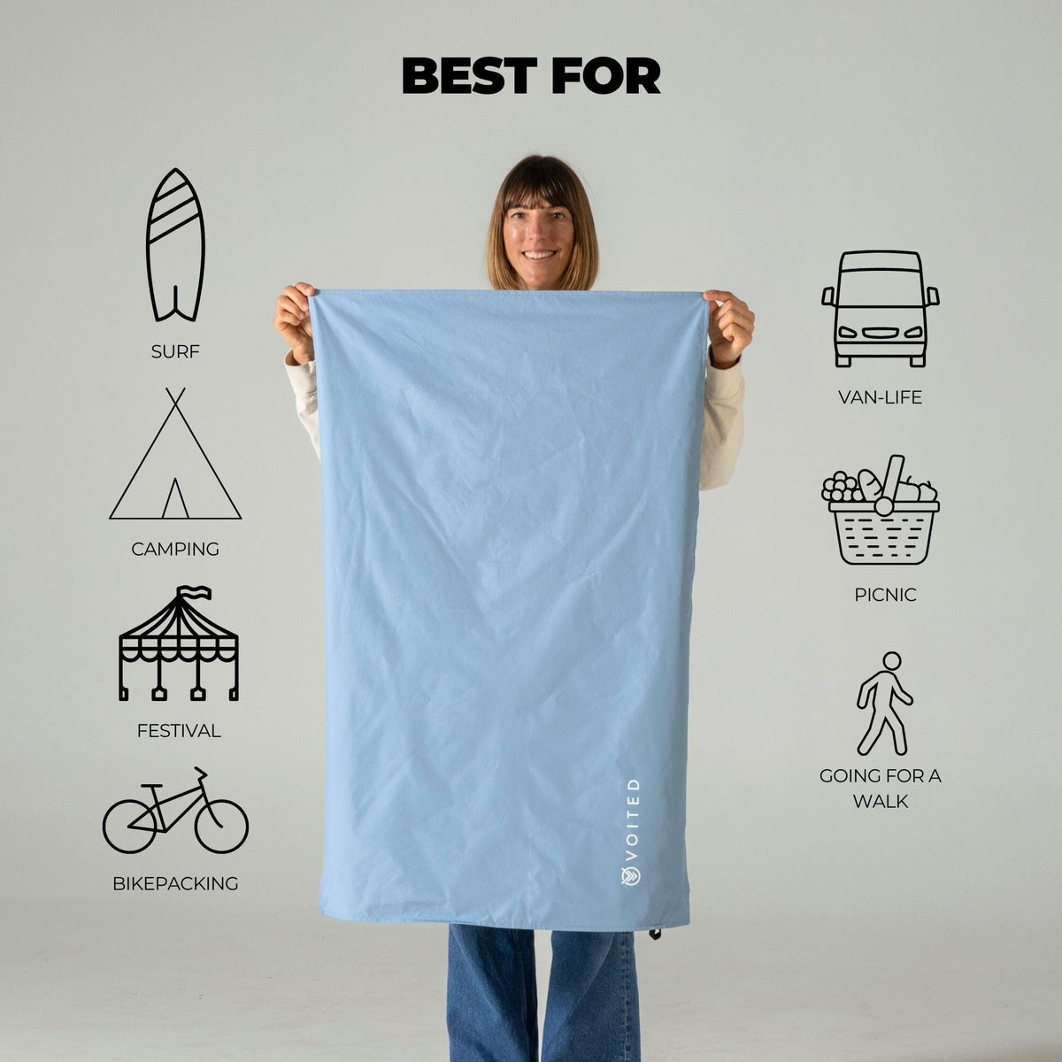 VOITED Pocket Dry Mat - Mountain Spring Accessories VOITED 