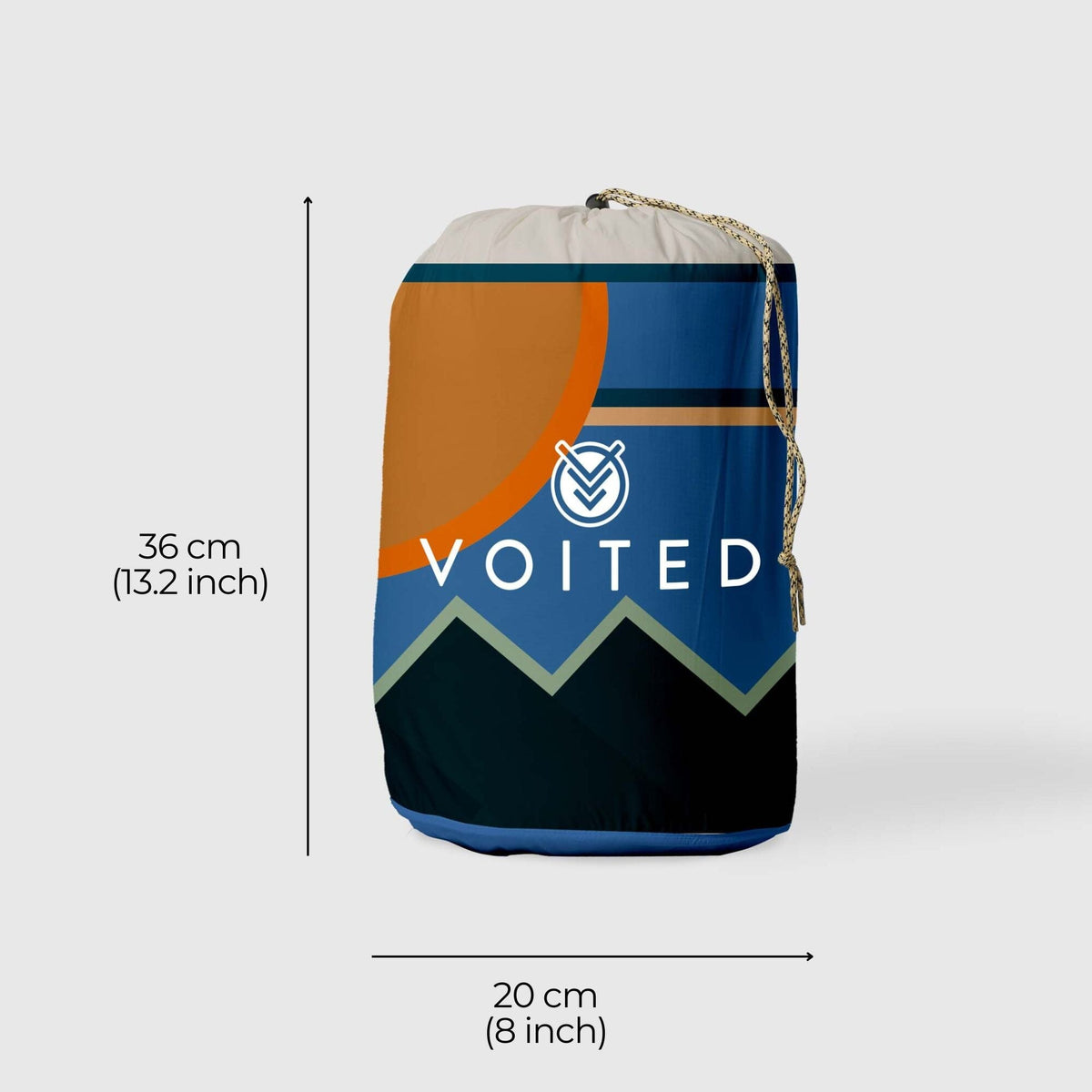 VOITED CloudTouch® Indoor/Outdoor Camping Blanket - Blue Hour Blankets VOITED 