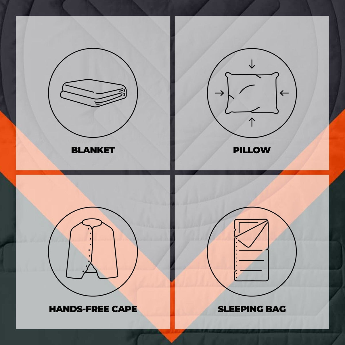 VOITED CloudTouch® Indoor/Outdoor Camping Blanket - Cabin Blankets VOITED 