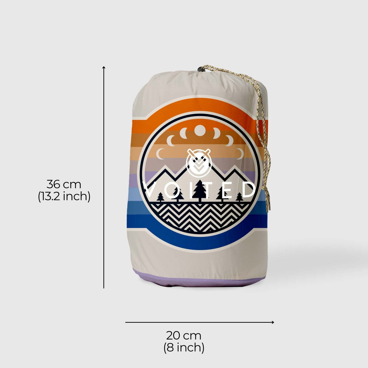 VOITED CloudTouch® Indoor/Outdoor Camping Blanket - Camp Vibes Powder Blankets VOITED 