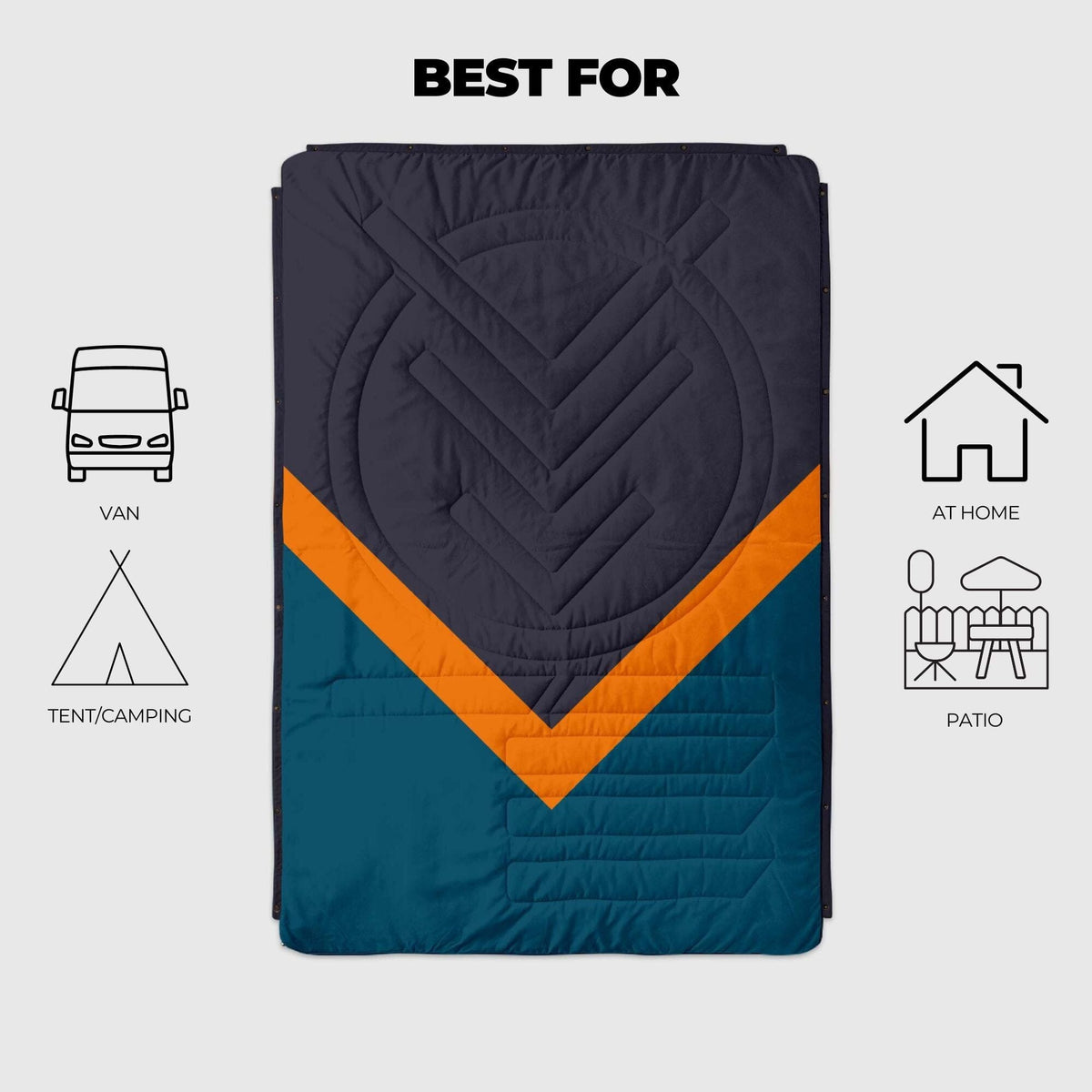 VOITED CloudTouch® Indoor/Outdoor Camping Blanket - Down Under Blankets VOITED 