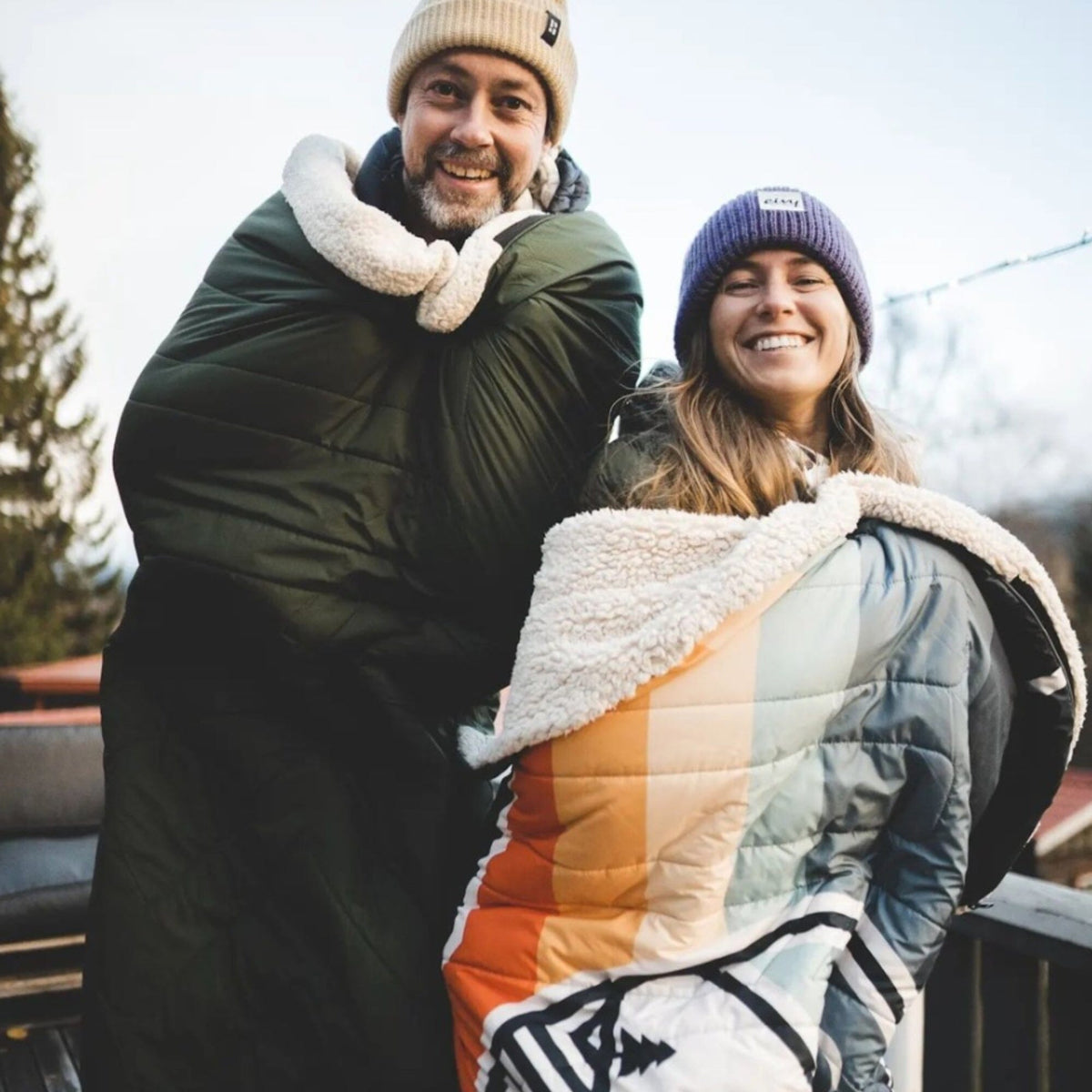 VOITED CloudTouch® Indoor/Outdoor Camping Blanket - Green Gabels Blankets VOITED 