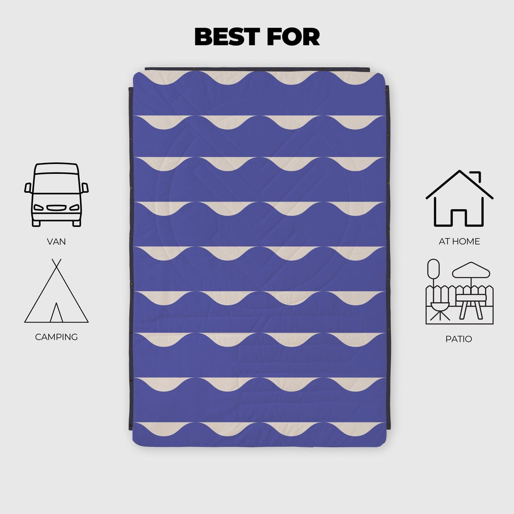 VOITED CloudTouch® Indoor/Outdoor Camping Blanket - Hazy Days