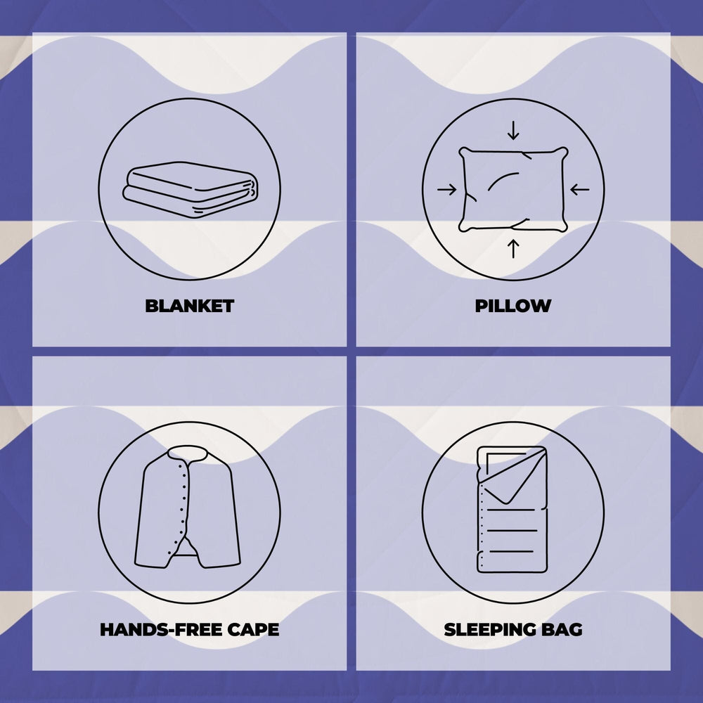 VOITED CloudTouch® Indoor/Outdoor Camping Blanket - Hazy Days