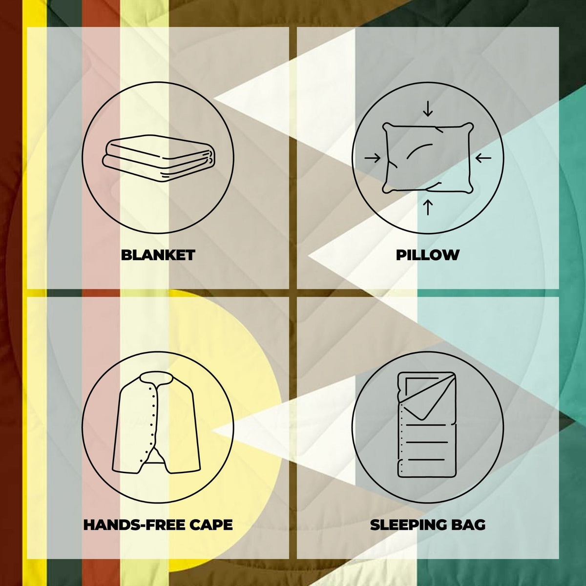 VOITED CloudTouch® Indoor/Outdoor Camping Blanket - Monadnock Blankets VOITED 