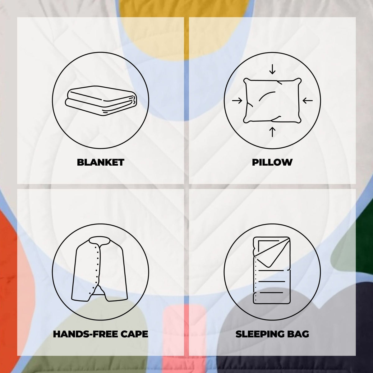 VOITED CloudTouch® Indoor/Outdoor Camping Blanket - Playtime Blankets VOITED 