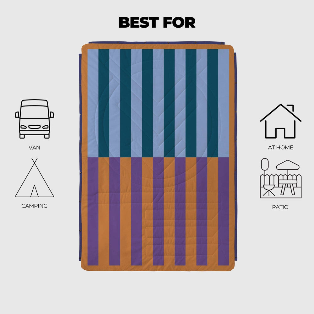 
Couverture de camping VOITED CloudTouch® intérieur/extérieur - Poolside
