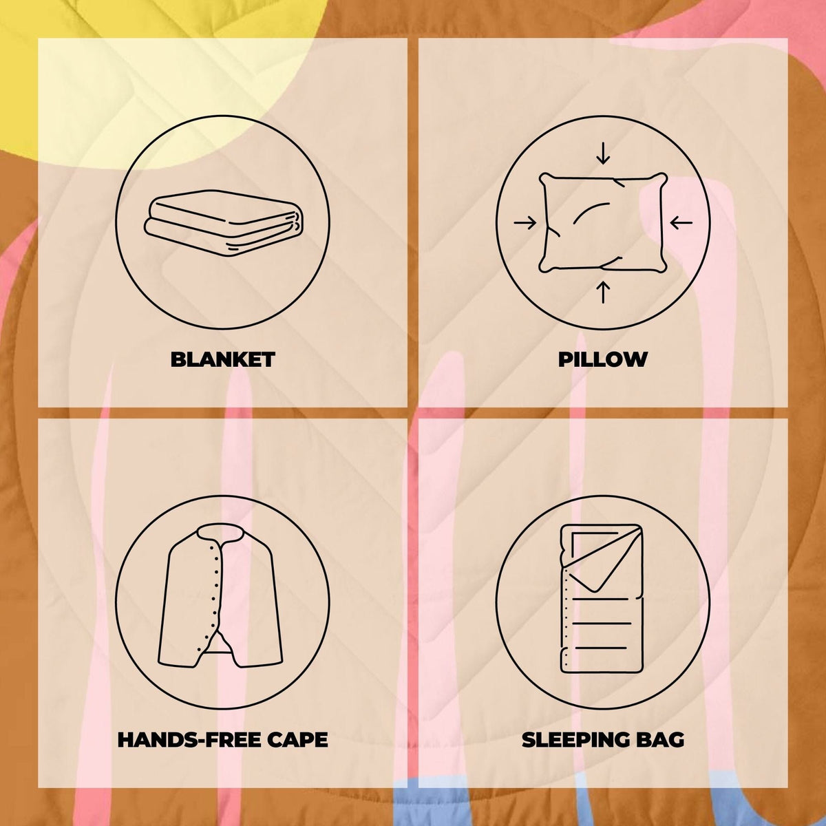 VOITED CloudTouch® Indoor/Outdoor Camping Blanket - Take Me South Blankets VOITED 