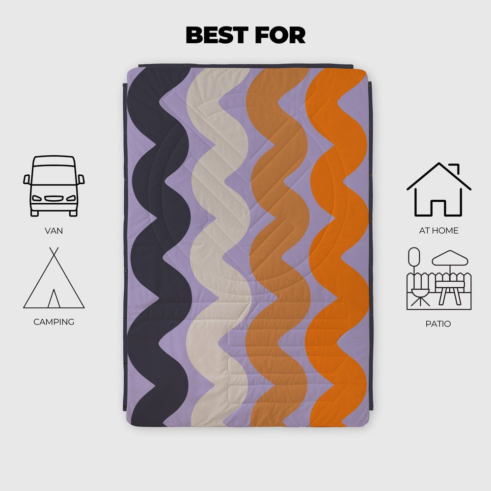 
Couverture de camping VOITED CloudTouch® intérieur/extérieur - Tide
