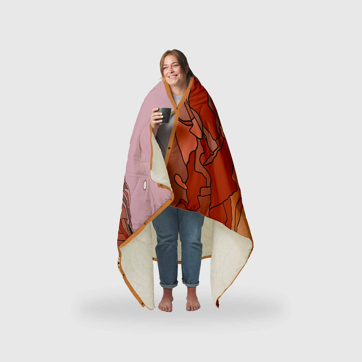 VOITED CloudTouch® Indoor/Outdoor Camping Blanket - Capitol Reef Blankets VOITED 