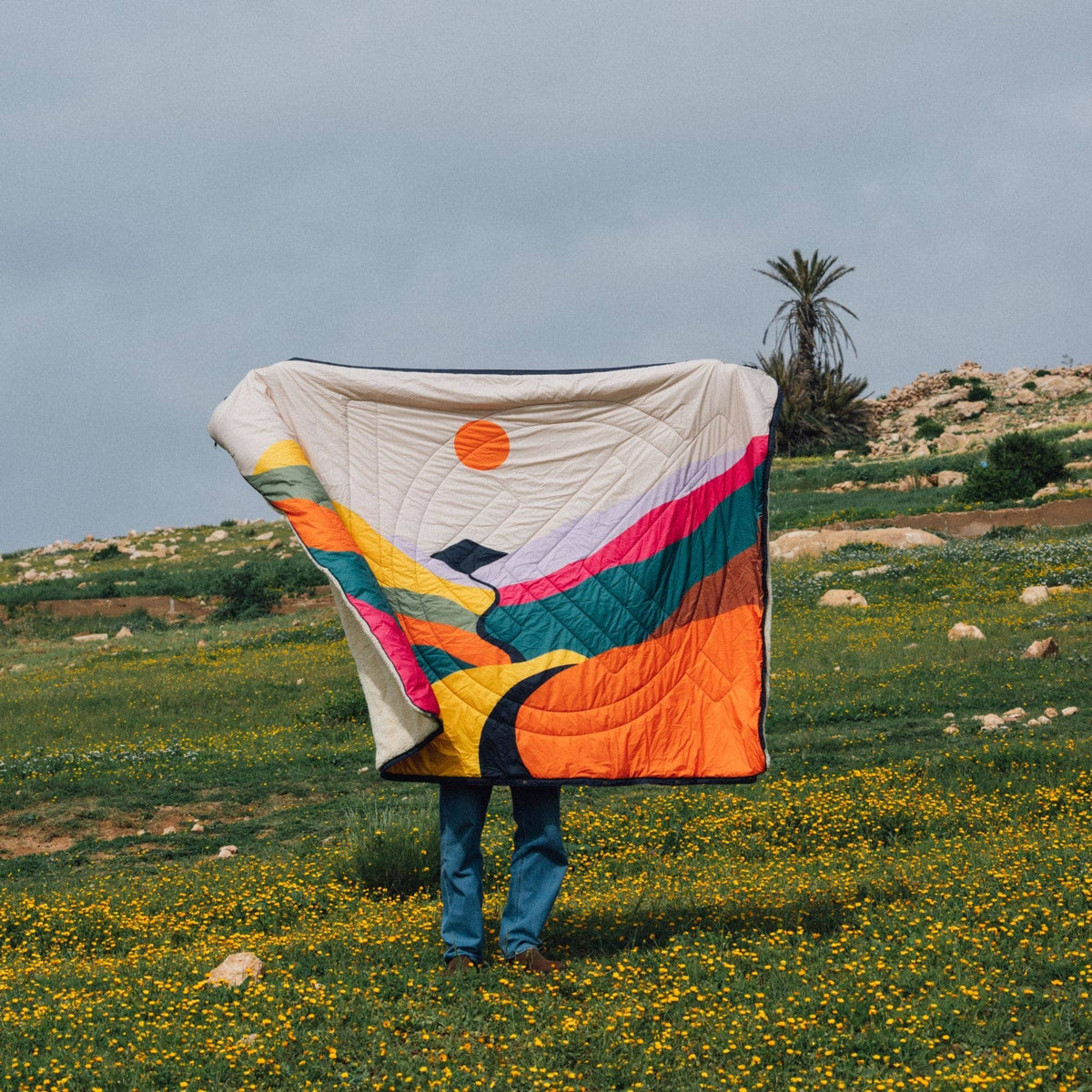 VOITED CloudTouch® Indoor/Outdoor Camping Blanket - Mystic Ridge Blankets VOITED 