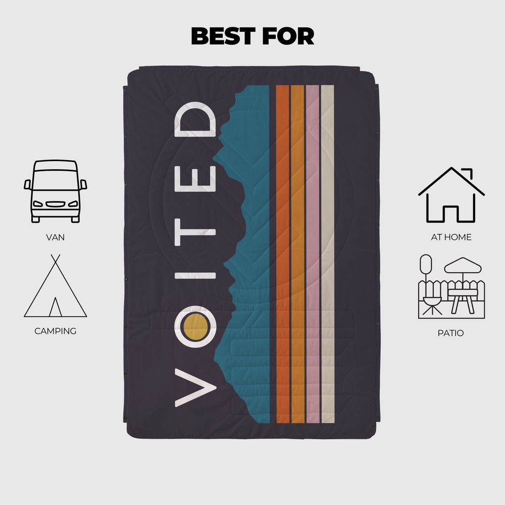 
Couverture de camping VOITED CloudTouch® intérieur/extérieur - Peaks
