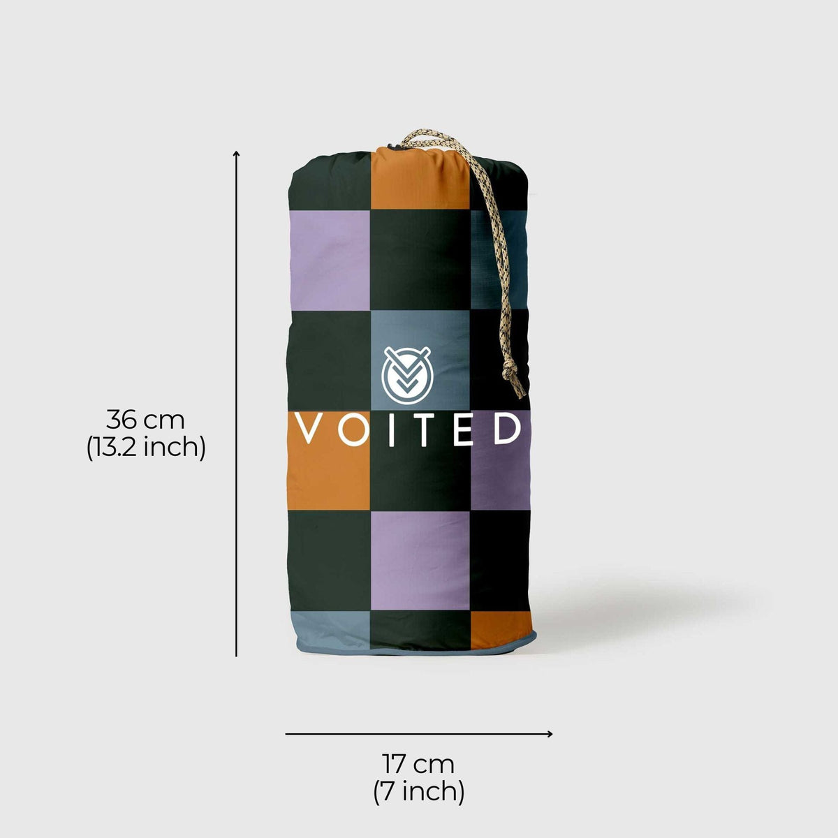 VOITED Fleece Outdoor Camping Blanket - Cheeckers Blankets VOITED 