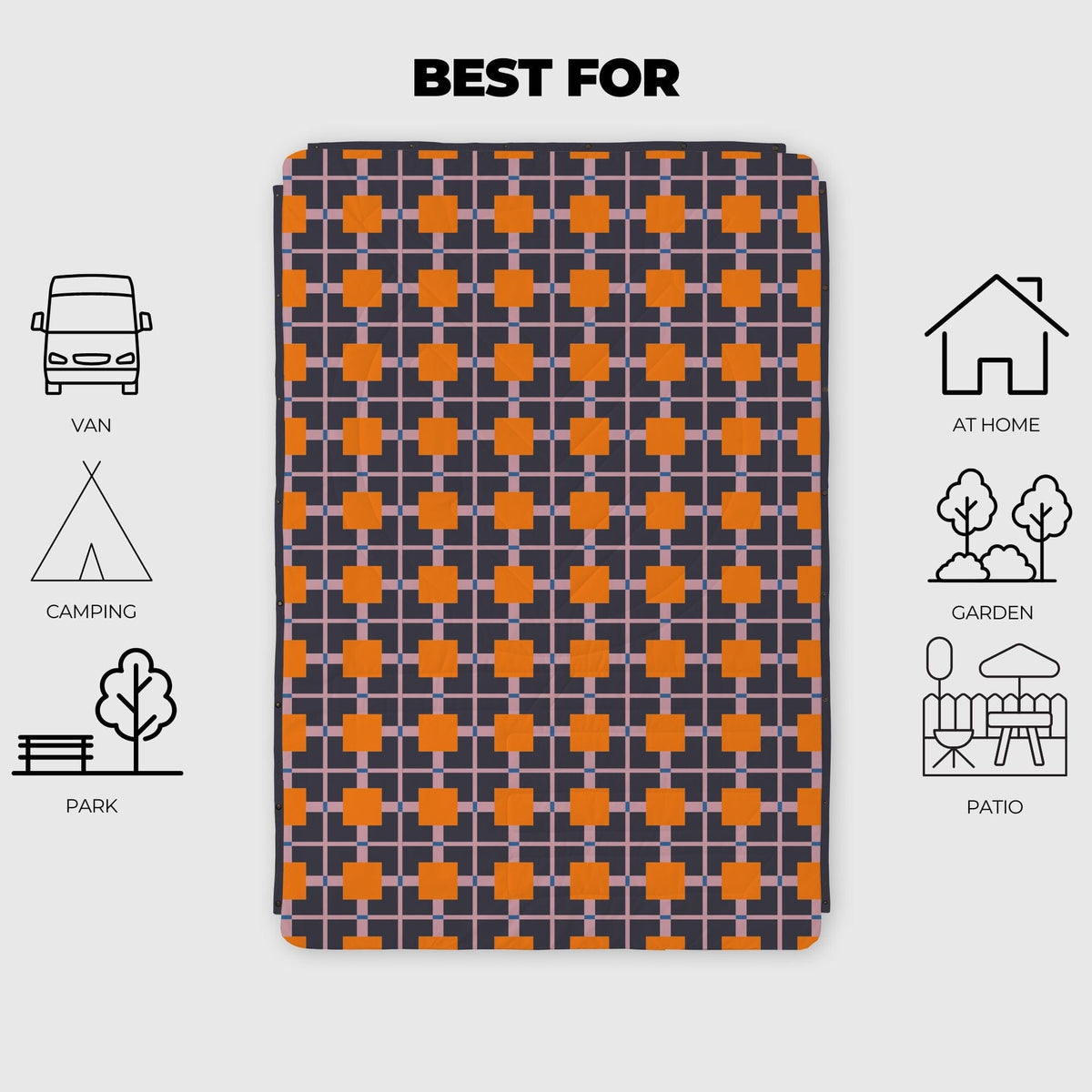 VOITED Fleece Outdoor Camping Blanket - Mellow Magic Blankets VOITED 