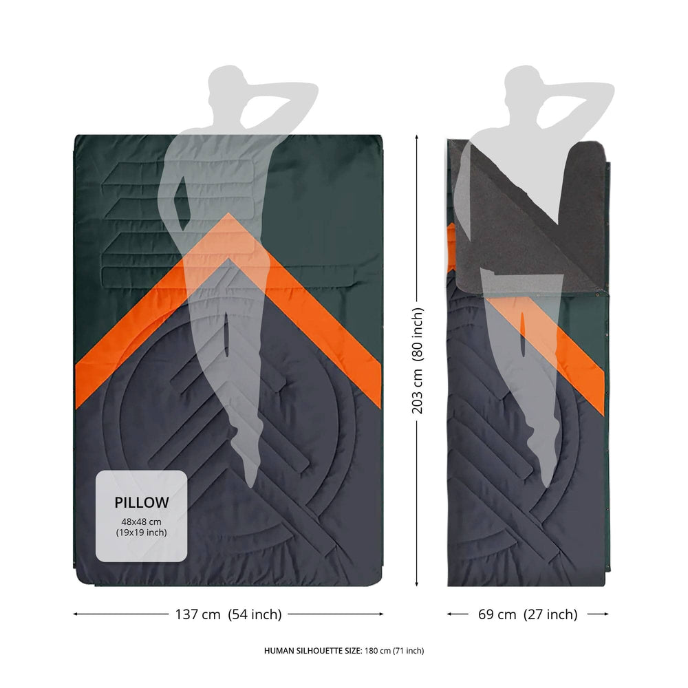 VOITED Fleece Outdoor Camping Blanket - Otherwild Blankets VOITED 