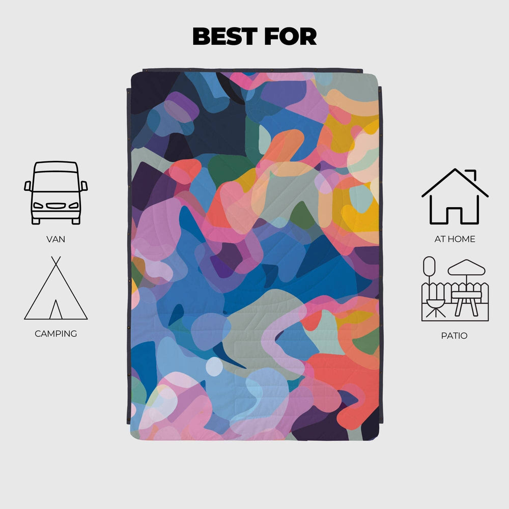 VOITED Mini Traveler Cream Indoor / Outdoor Camping Blanket - Beyond Real Blankets VOITED 