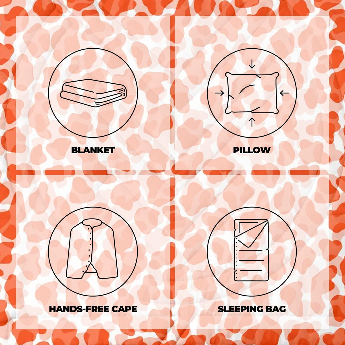 VOITED Mini Traveler Cream Indoor / Outdoor Camping Blanket - Little Leo Blankets VOITED 