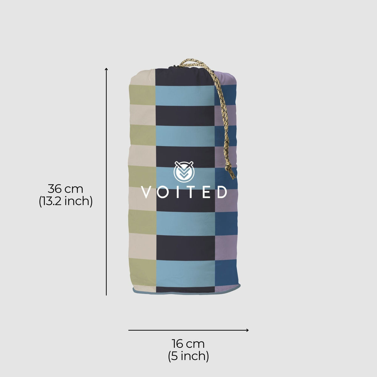 VOITED Recycled Ripstop Outdoor Camping Blanket - Azure Blankets VOITED 