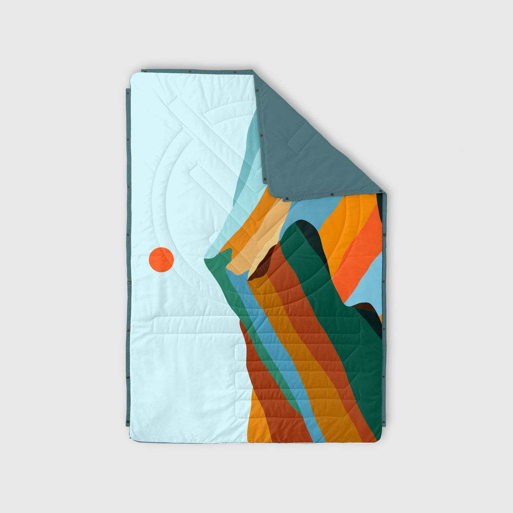 
VOITED Couverture de camping extérieure en Ripstop recyclé - Blue Mountain
