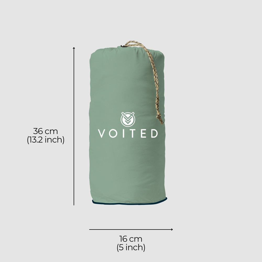 
VOITED Couverture de camping extérieure en Ripstop recyclé - Cameo Green/Digital Lavender
