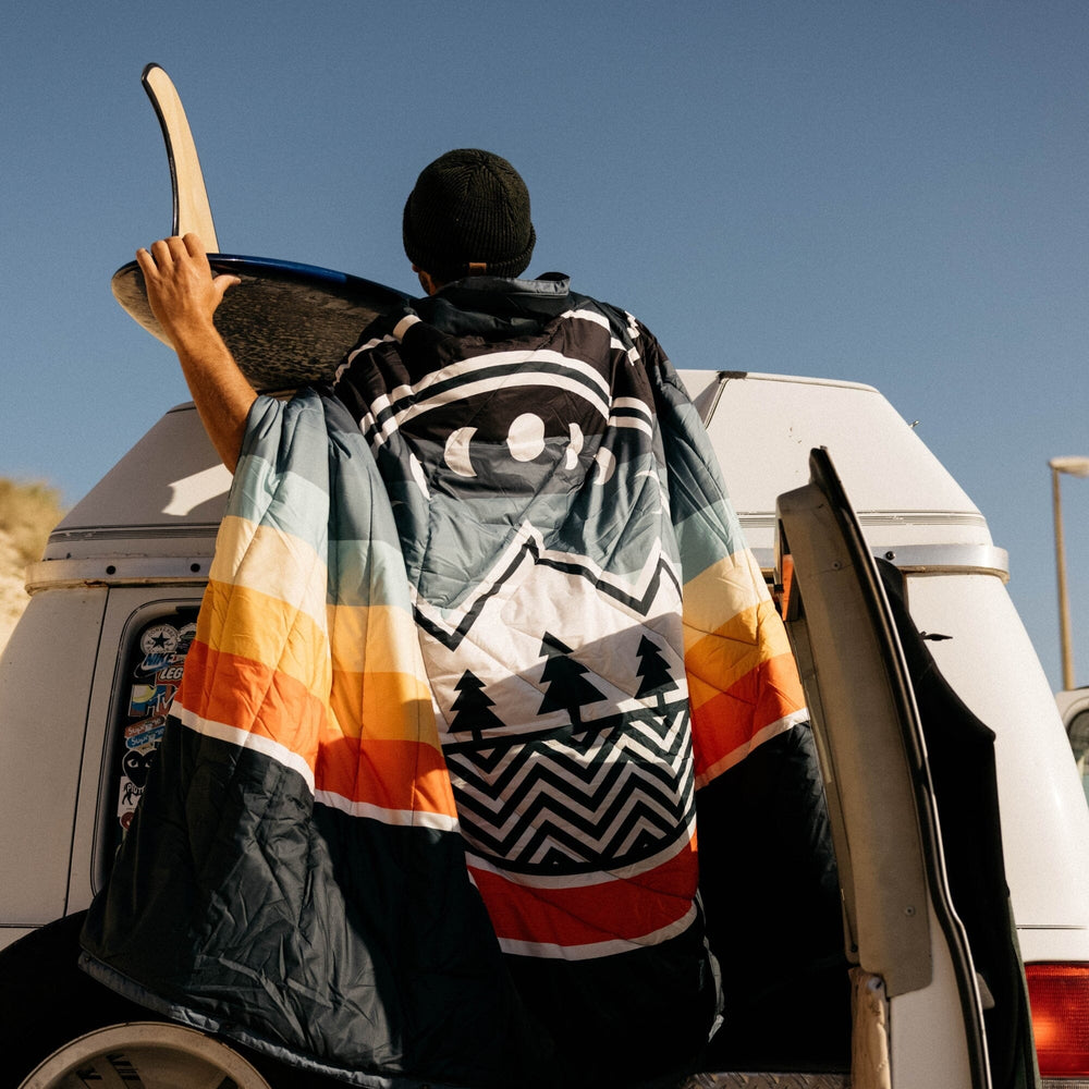 
VOITED Couverture de camping extérieure en Ripstop recyclé - Ambiance camping / Greengabel
