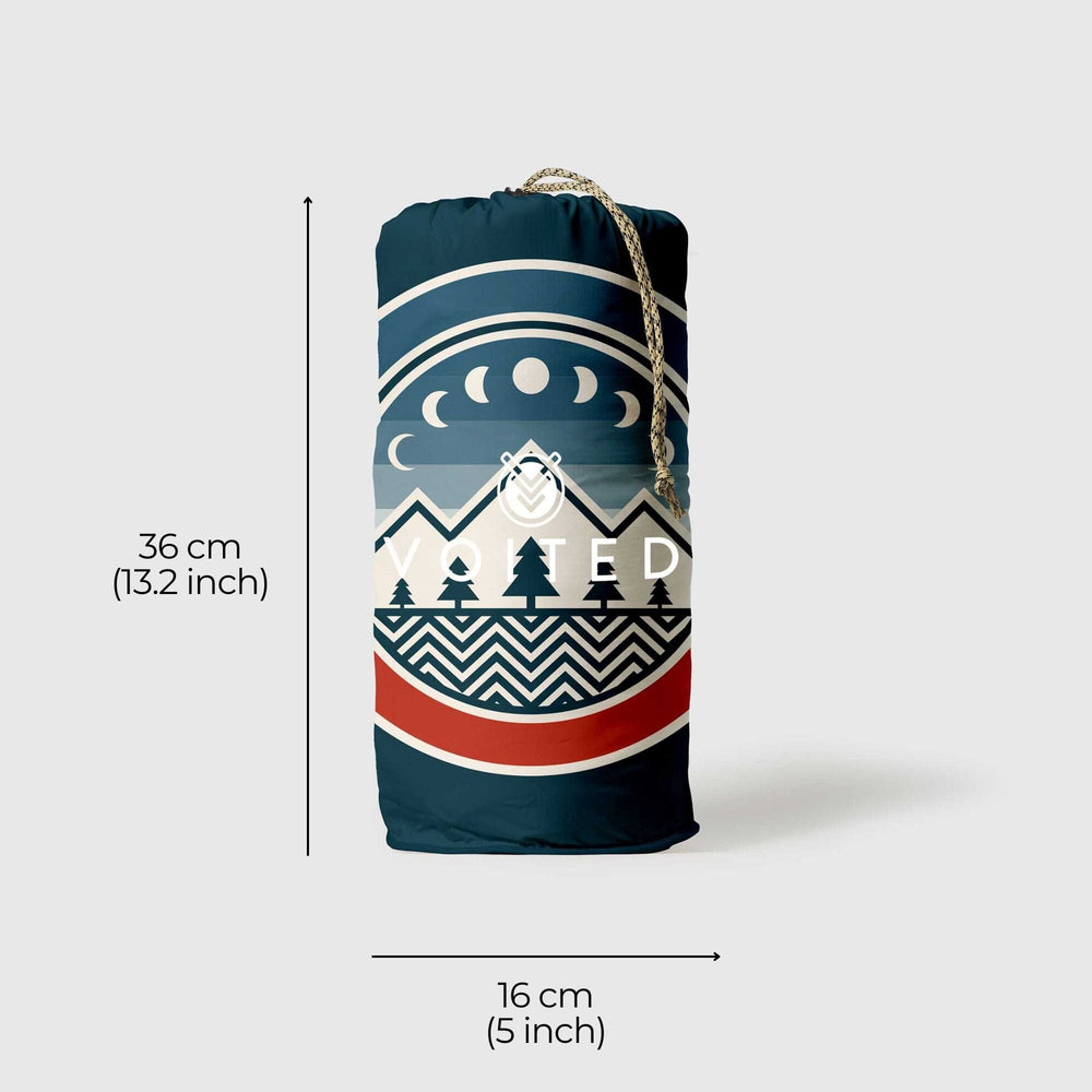 
VOITED Couverture de camping extérieure en Ripstop recyclé - Camp Vibes Two
