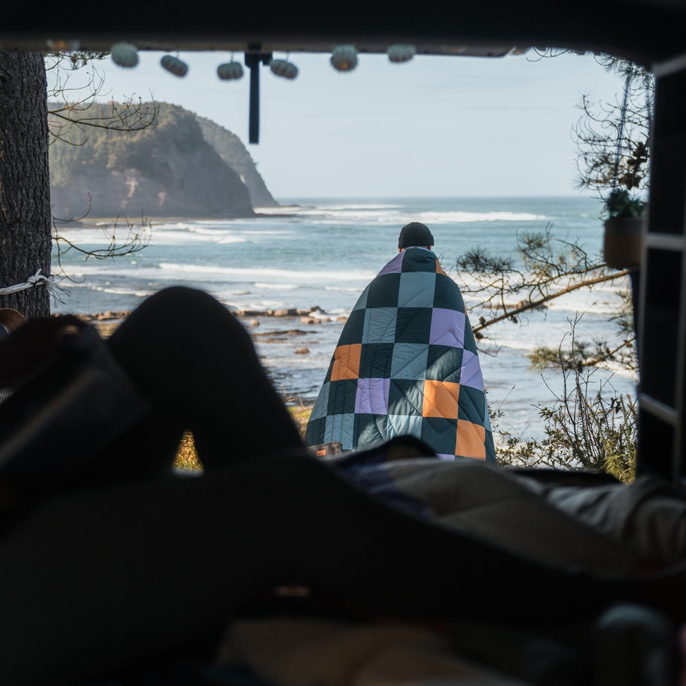 
VOITED Couverture de camping extérieure en Ripstop recyclé - Cheeckers
