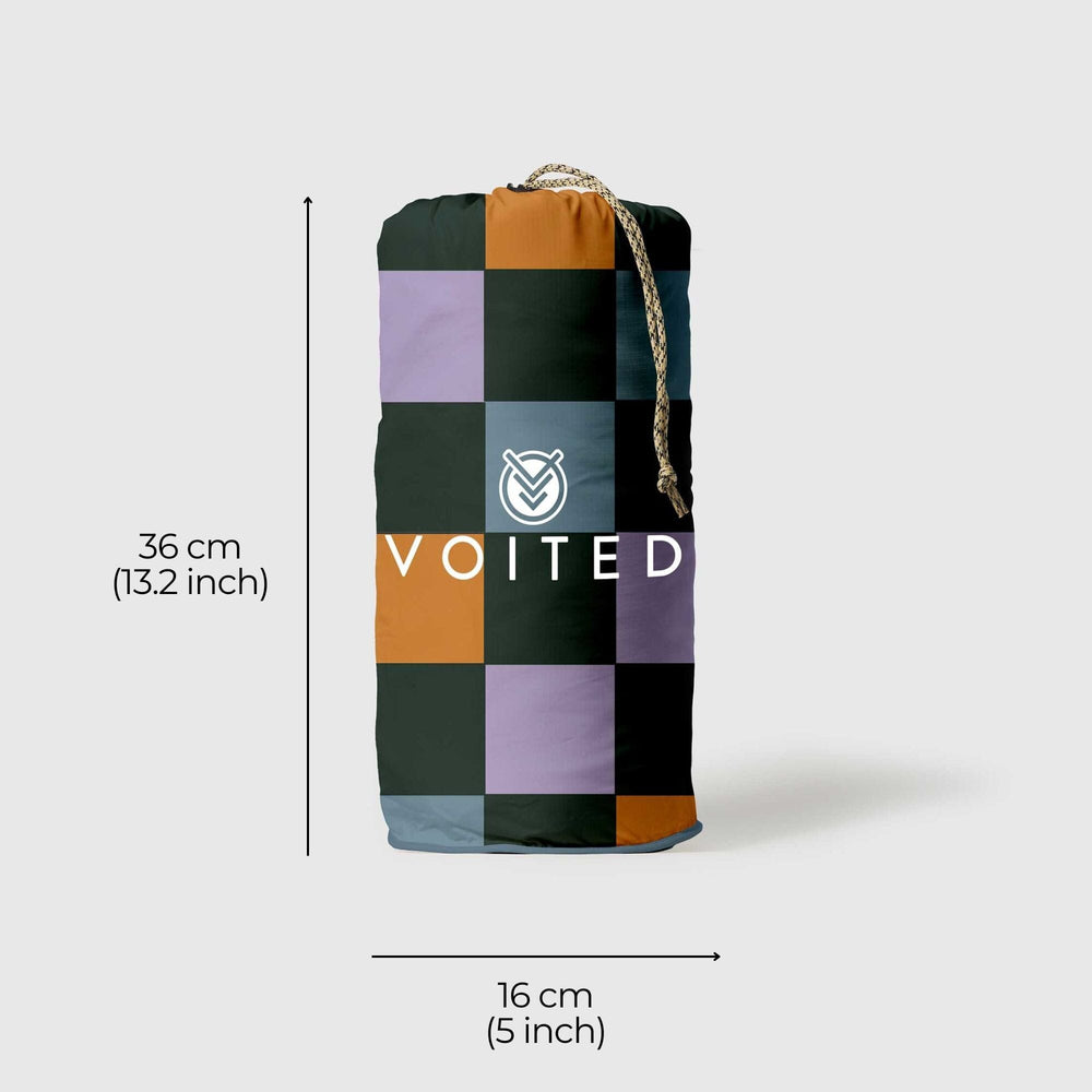 
VOITED Couverture de camping extérieure en Ripstop recyclé - Cheeckers
