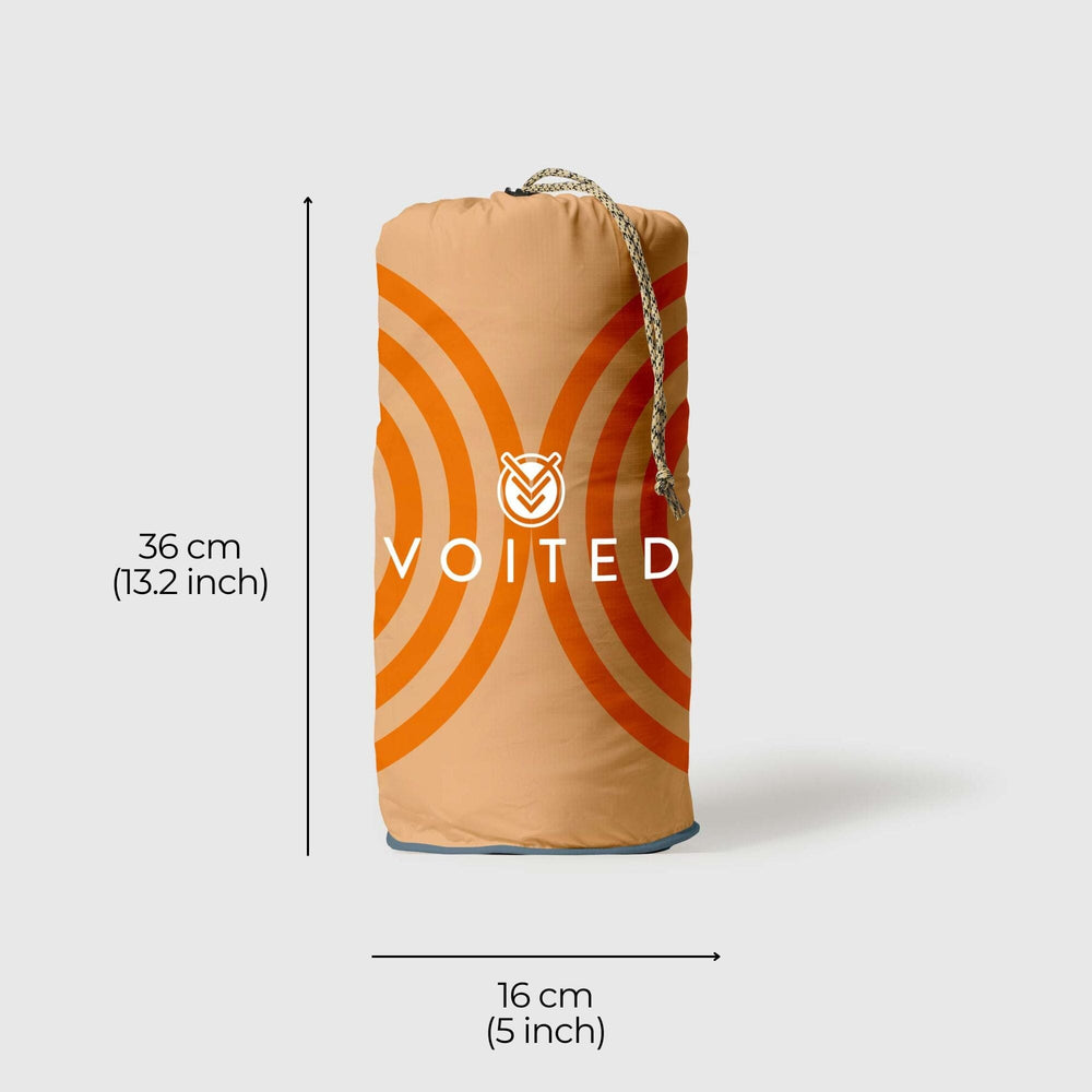 
VOITED Couverture de camping extérieure en Ripstop recyclé - Court/Mountain Spring
