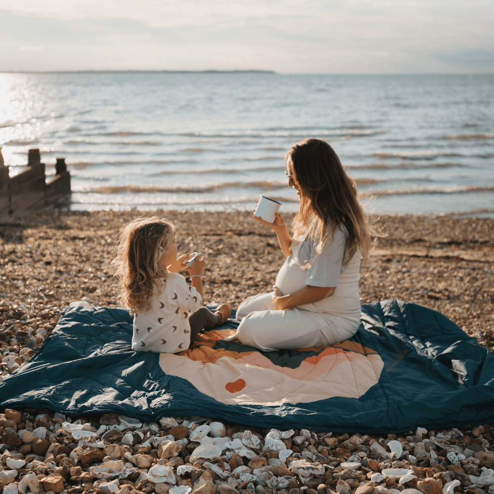 
VOITED Couverture de camping extérieure en Ripstop recyclé - Jour & Nuit
