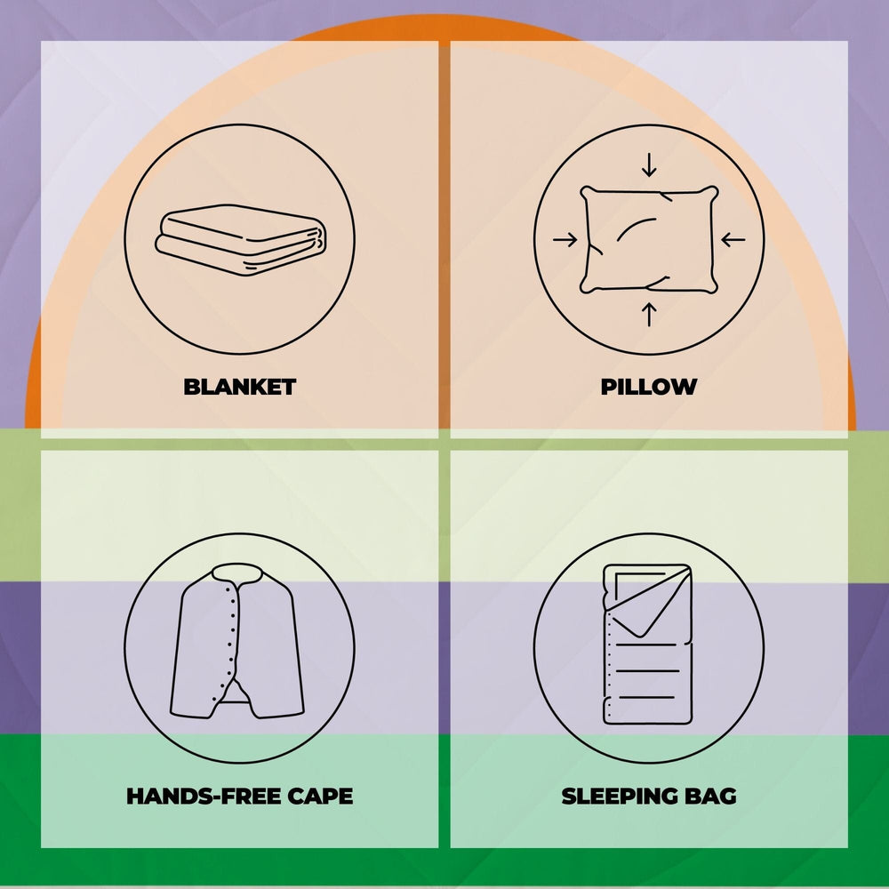 
VOITED Couverture de camping extérieure en Ripstop recyclé - Easy Sundaze
