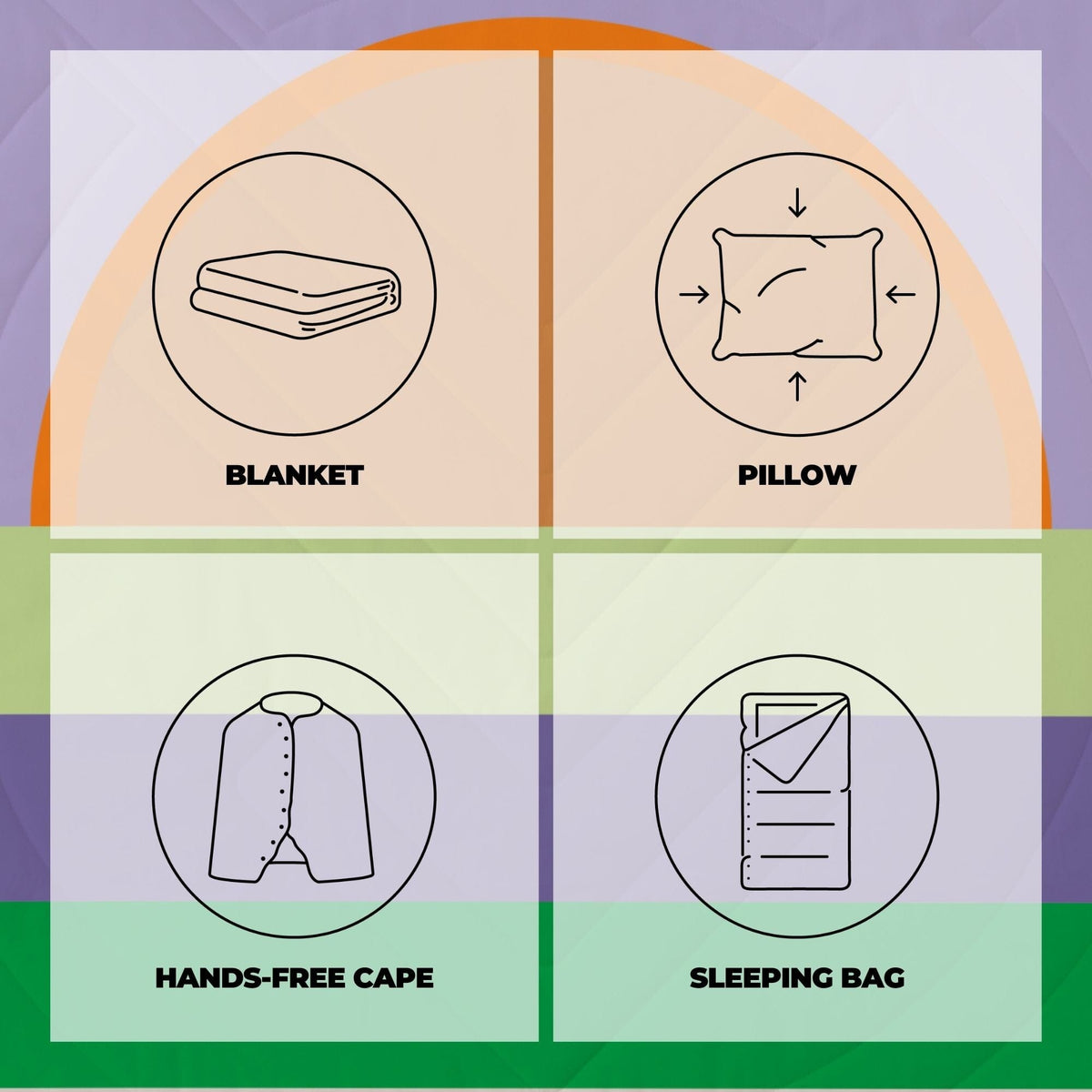 VOITED Recycled Ripstop Outdoor Camping Blanket - Easy Sundaze Blankets VOITED 