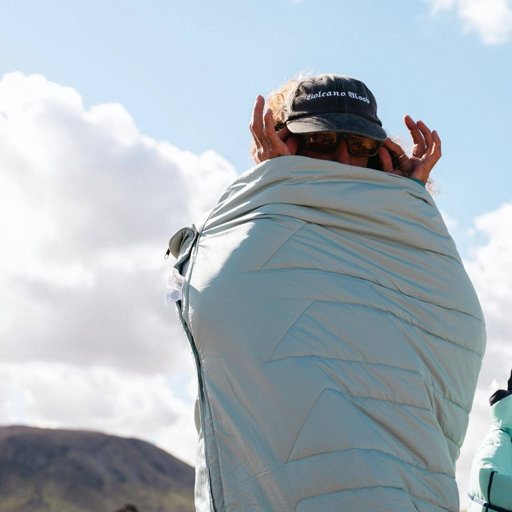 VOITED Recycled Ripstop Outdoor Camping Blanket - Eucalyptus Blankets VOITED 