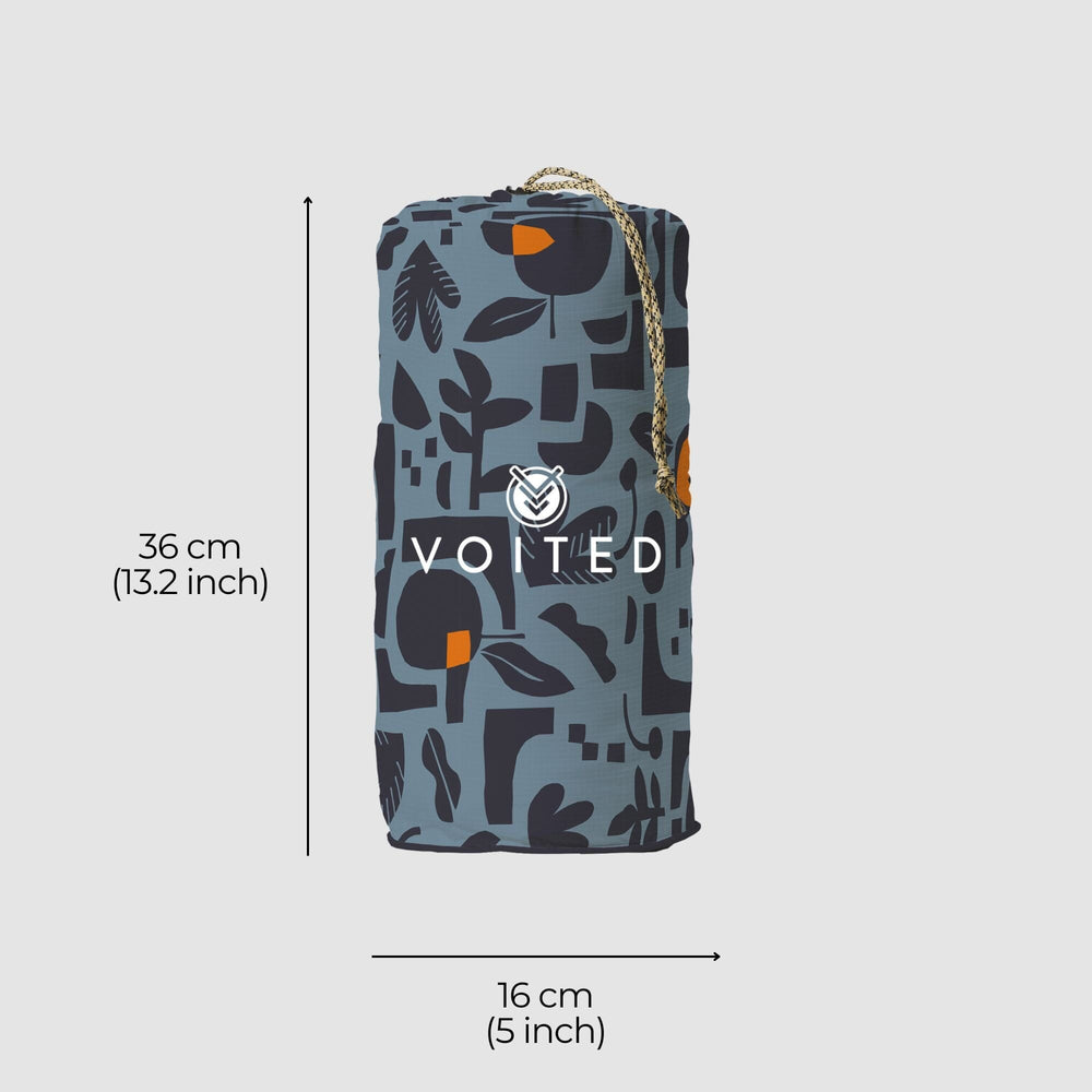 VOITED Recycled Ripstop Outdoor Camping Blanket - Lush Garden/Graphite Blankets VOITED 