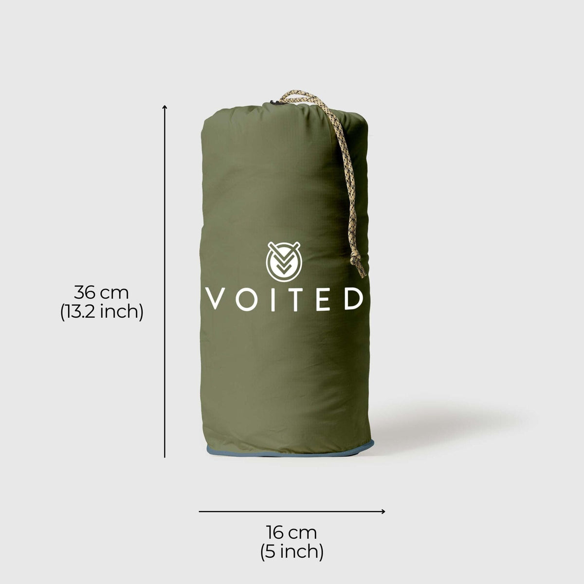 VOITED Recycled Ripstop Outdoor Camping Blanket - Olive/Mountain Spring Blankets VOITED 