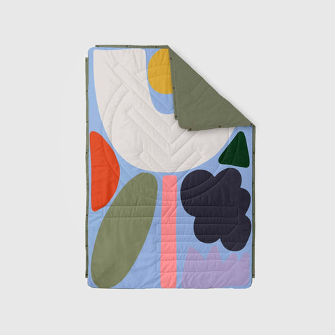 
VOITED Couverture de camping extérieure en Ripstop recyclé - Playtime/Olive
