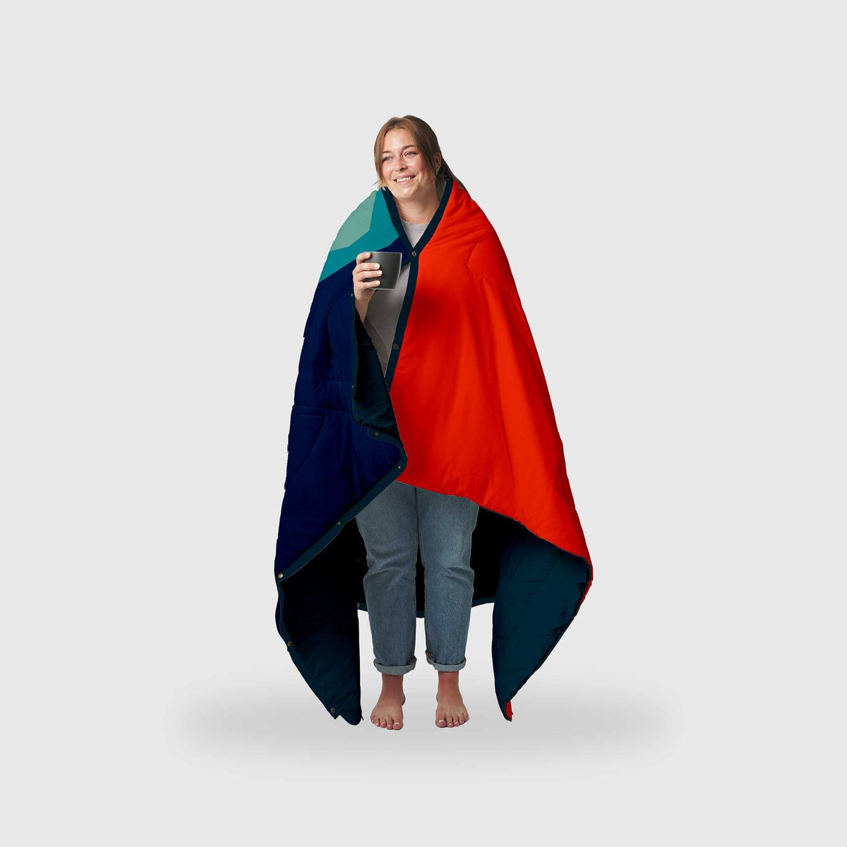 VOITED Recycled Ripstop Outdoor Camping Blanket - Rainbow Blankets VOITED 