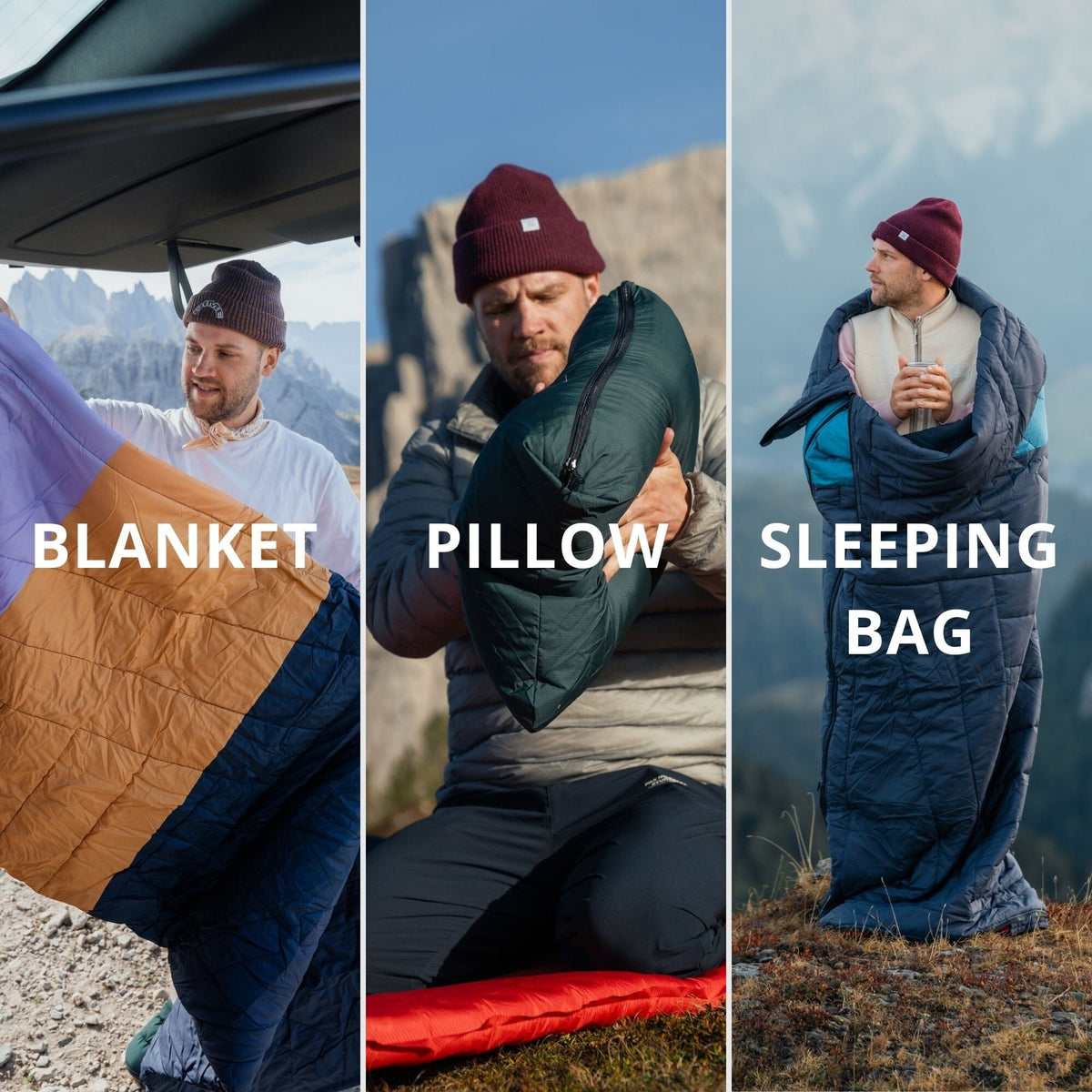 VOITED Slumber Zip Sack Blanket - Cheeckers Blankets VOITED EU 