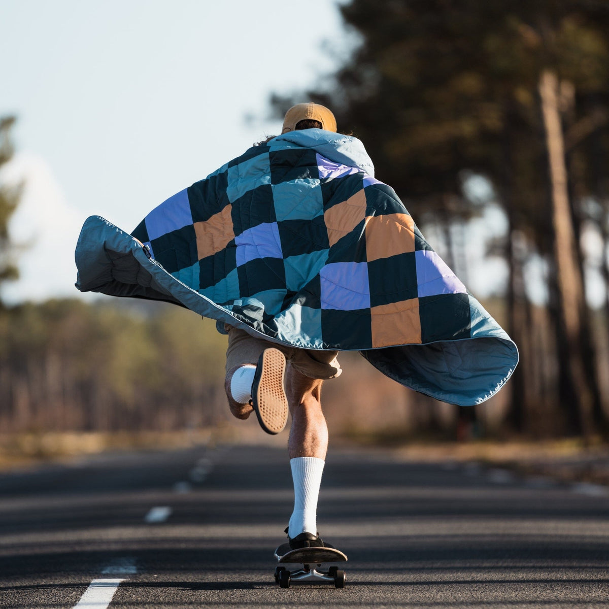 VOITED Recycled Ripstop Travel Blanket - Cheeckers Blankets VOITED 