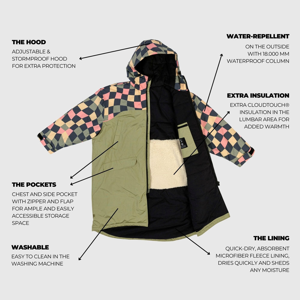 VOITED 3rd Edition Outdoor Changing Robe & Drycoat for Surfing, Camping, Vanlife & Wild Swimming - Wavecheck