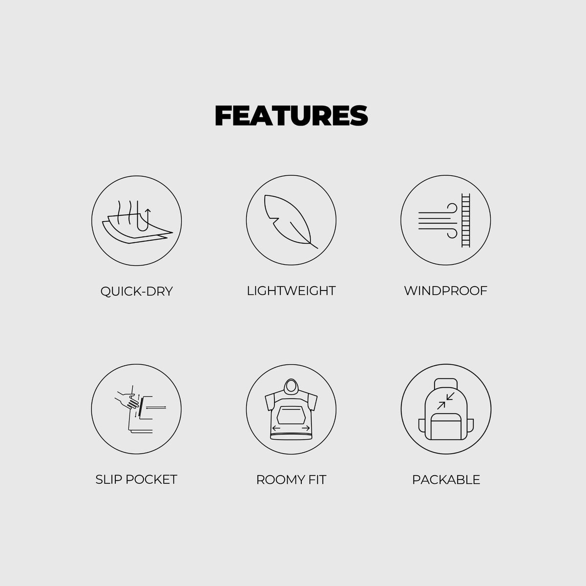 VOITED Micro Fleece Poncho - Ocean Navy/Ethno Changewear VOITED 