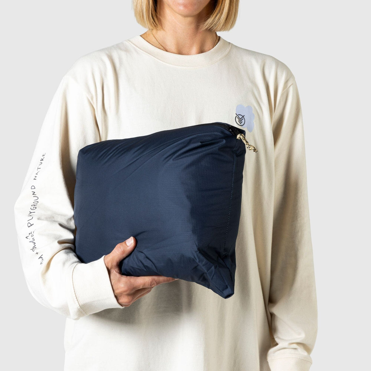 VOITED 3rd Edition Outdoor Poncho for Surfing, Camping, Vanlife & Wild Swimming - Ocean Navy/Olive Changewear VOITED 