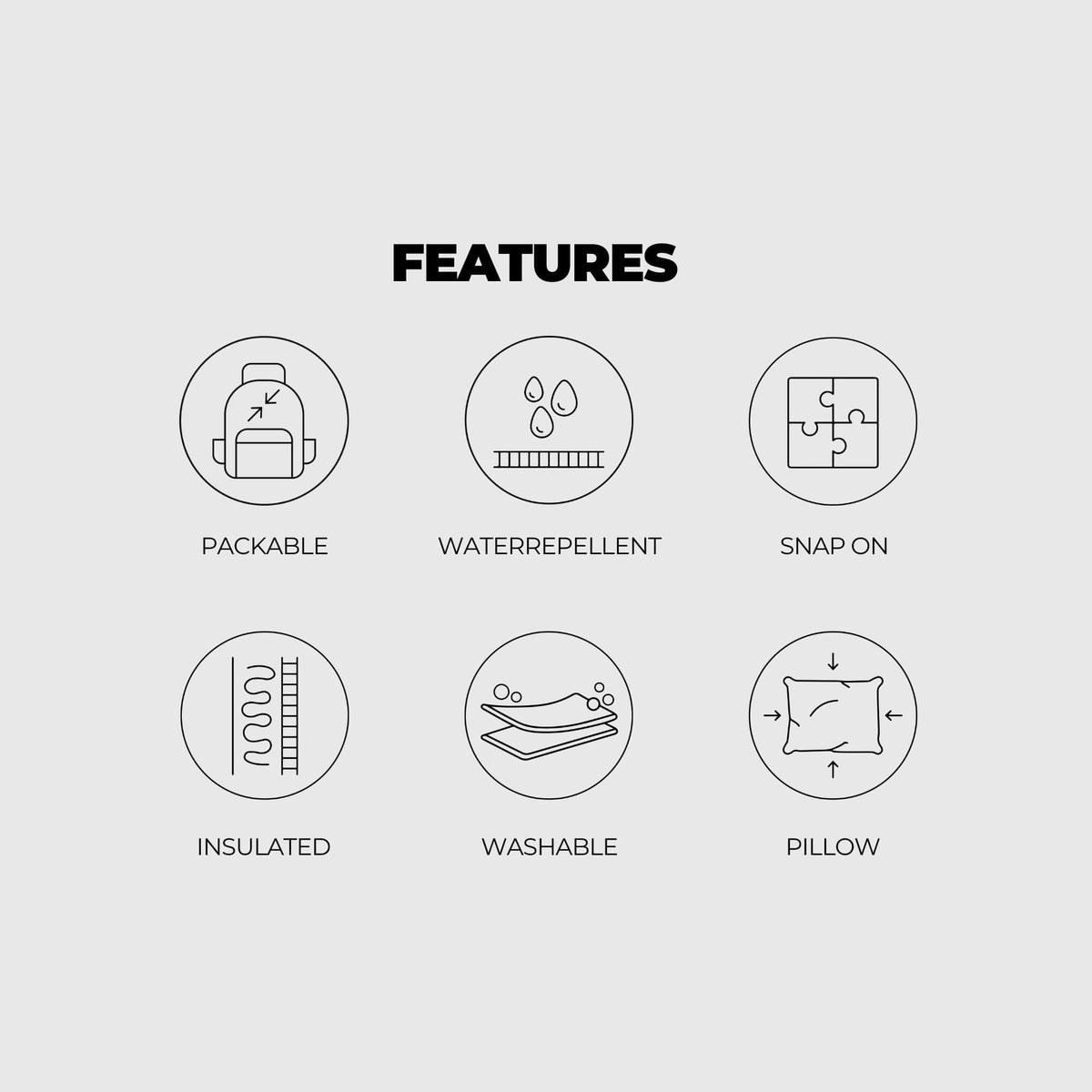 CloudTouch™ Attachable Blanket Liner Accessories VOITED 