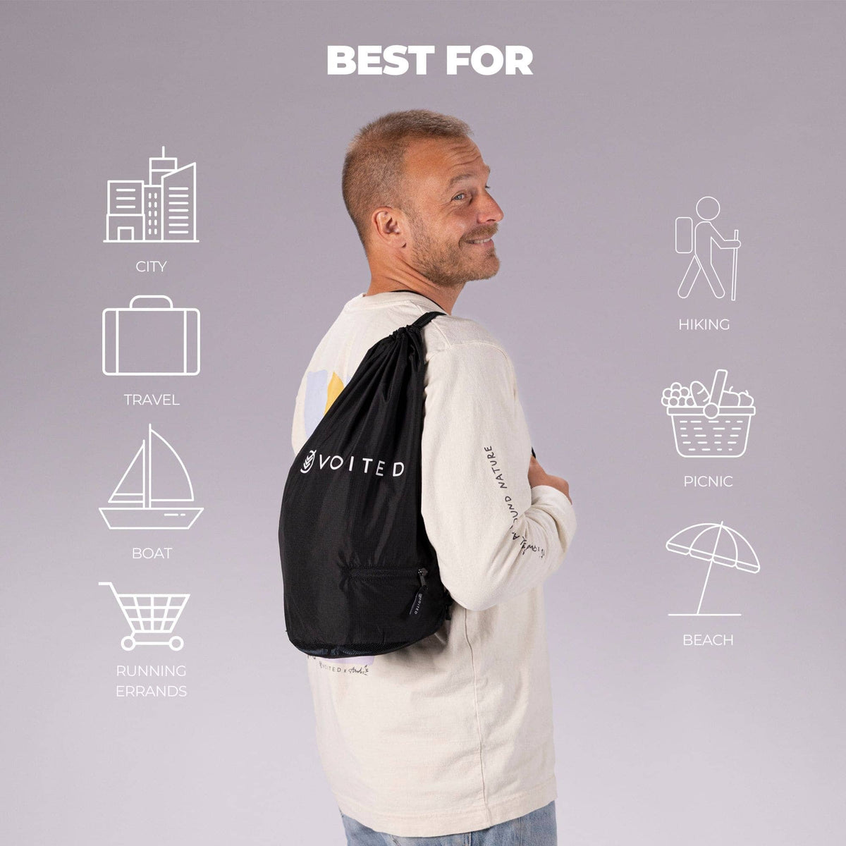 VOITED Everyday Sacks - Black Accessories VOITED 