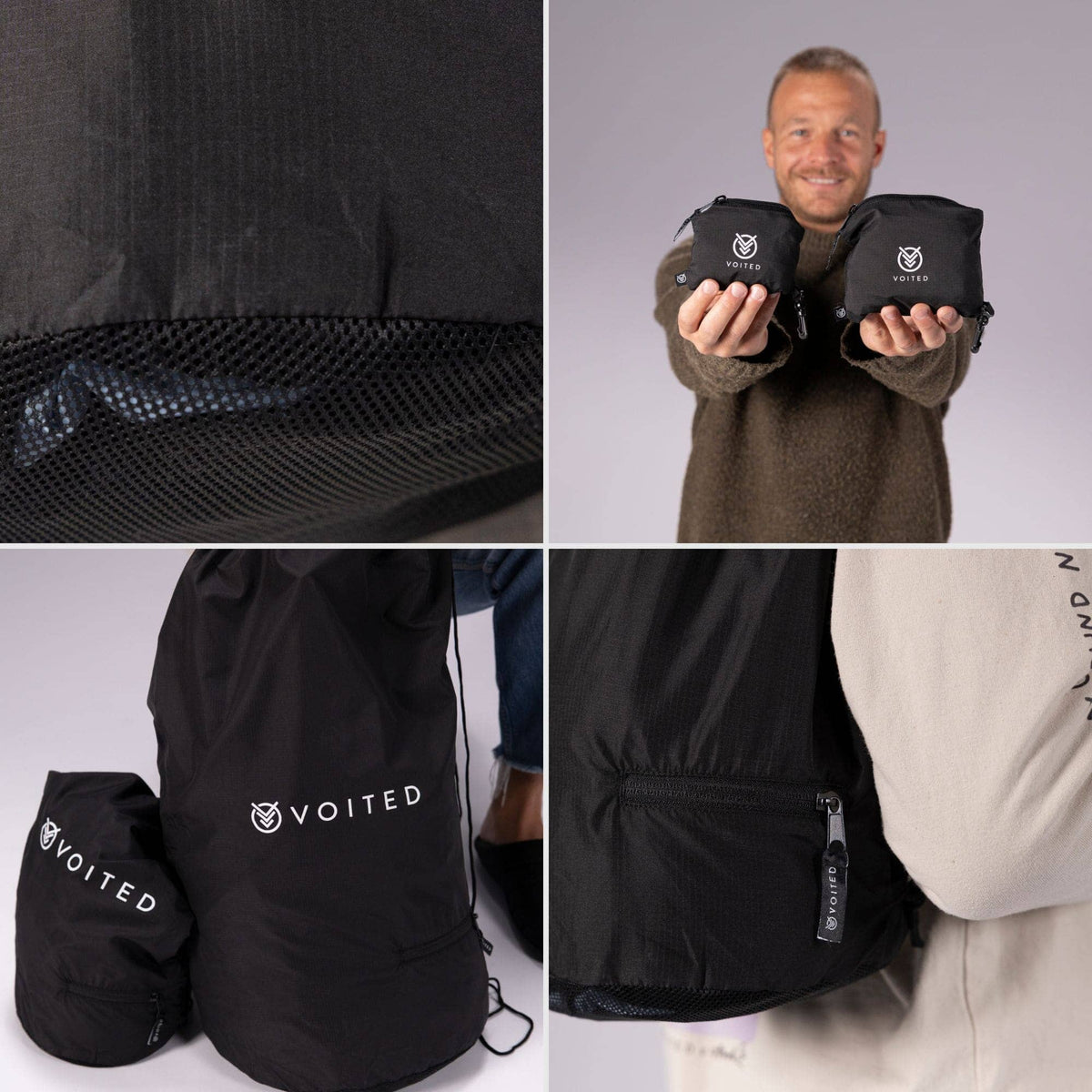 VOITED Everyday Sacks - Black Accessories VOITED 