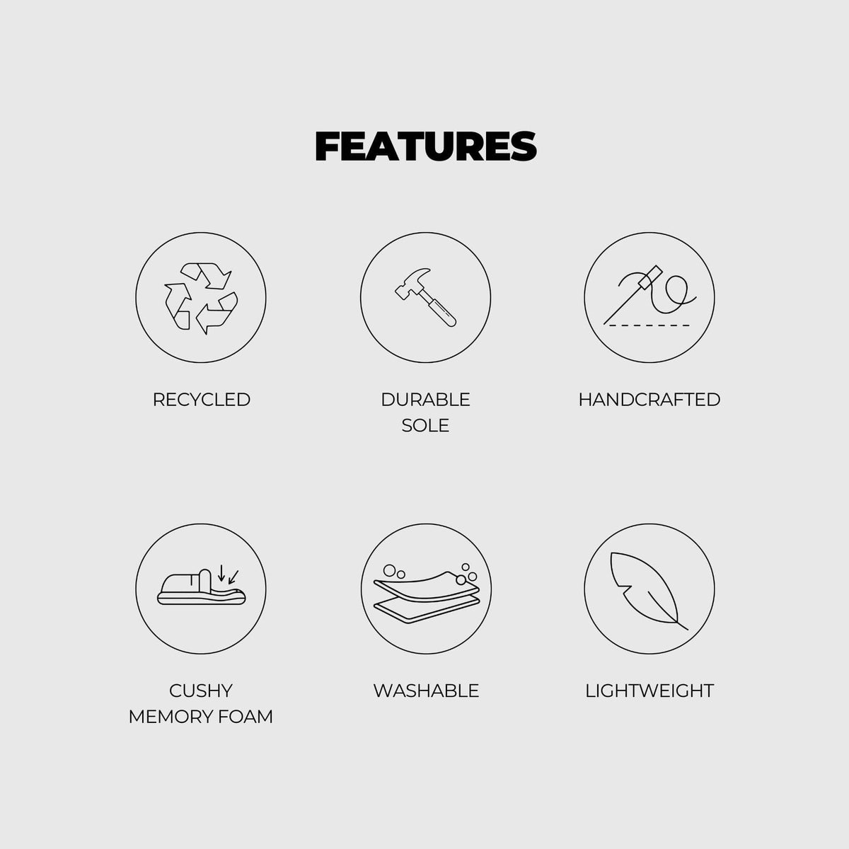 VOITED CloudTouch® Slippers - Lightweight, Indoor/Outdoor Fleece-Lined Camping Slippers - Mudstone Footwear VOITED 