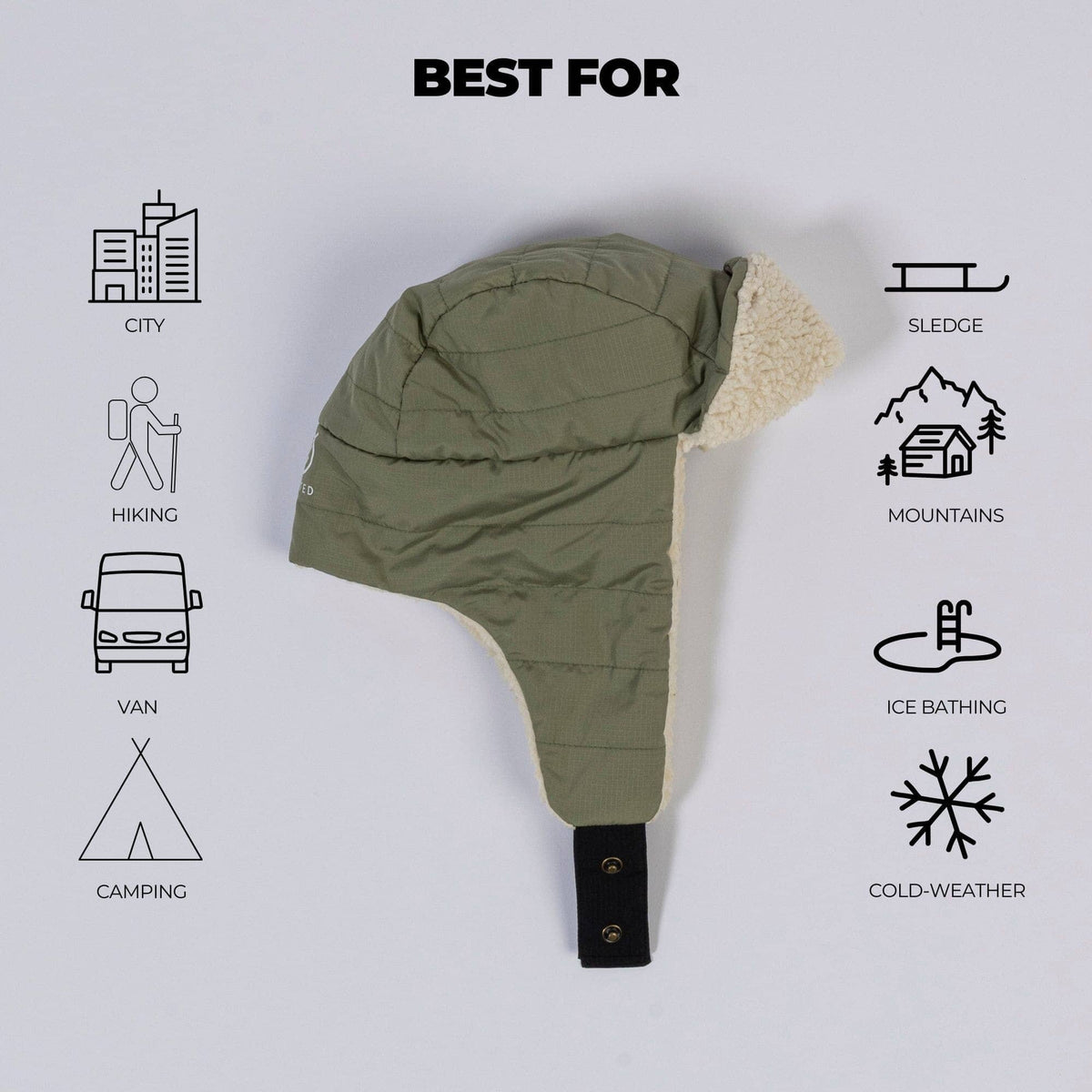 VOITED Hat In The Clouds - Olive Accessories VOITED 