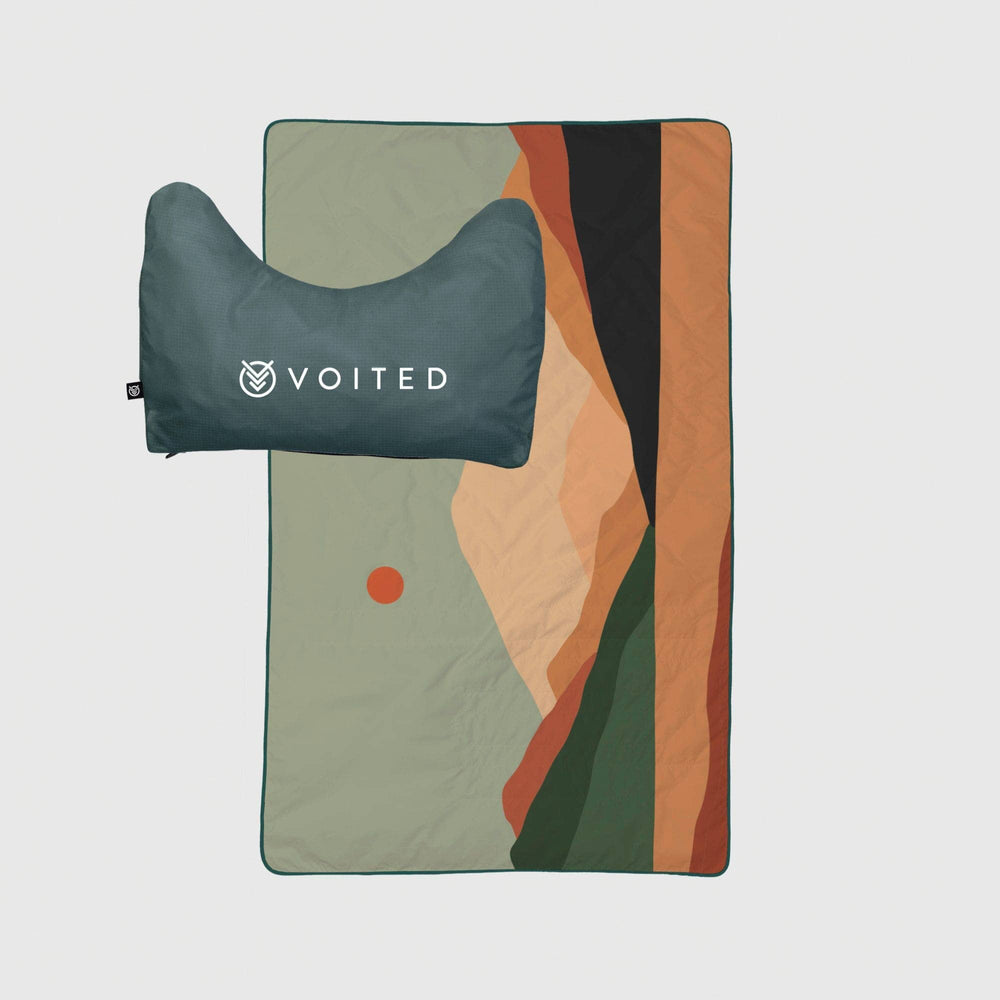 VOITED NeckPack Travel Pillow Blanket - Jasper