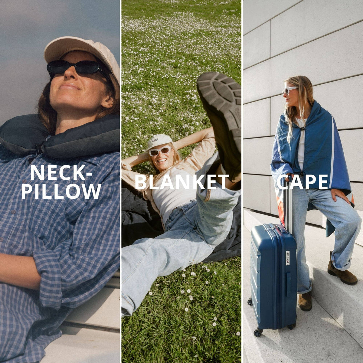 VOITED NeckPack™ Travel PillowBlanket™ - Mystic Ridge Blankets VOITED 